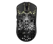 Myszki - Attack Shark R5Ultra UltralightCarbon 8kHz/42kDPI PAW3950MAX Omron czarna - miniaturka - grafika 1