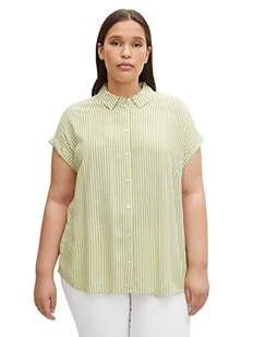 TOM TAILOR MY TRUE ME Bluzka damska, 29082 - White Pea Green Stripe, 44 - Bluzki damskie - miniaturka - grafika 1
