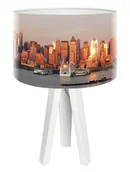 Lampy stojące - Macodesign Lampa biurkowa City o poranku mini-foto-017w, 60 W - miniaturka - grafika 1