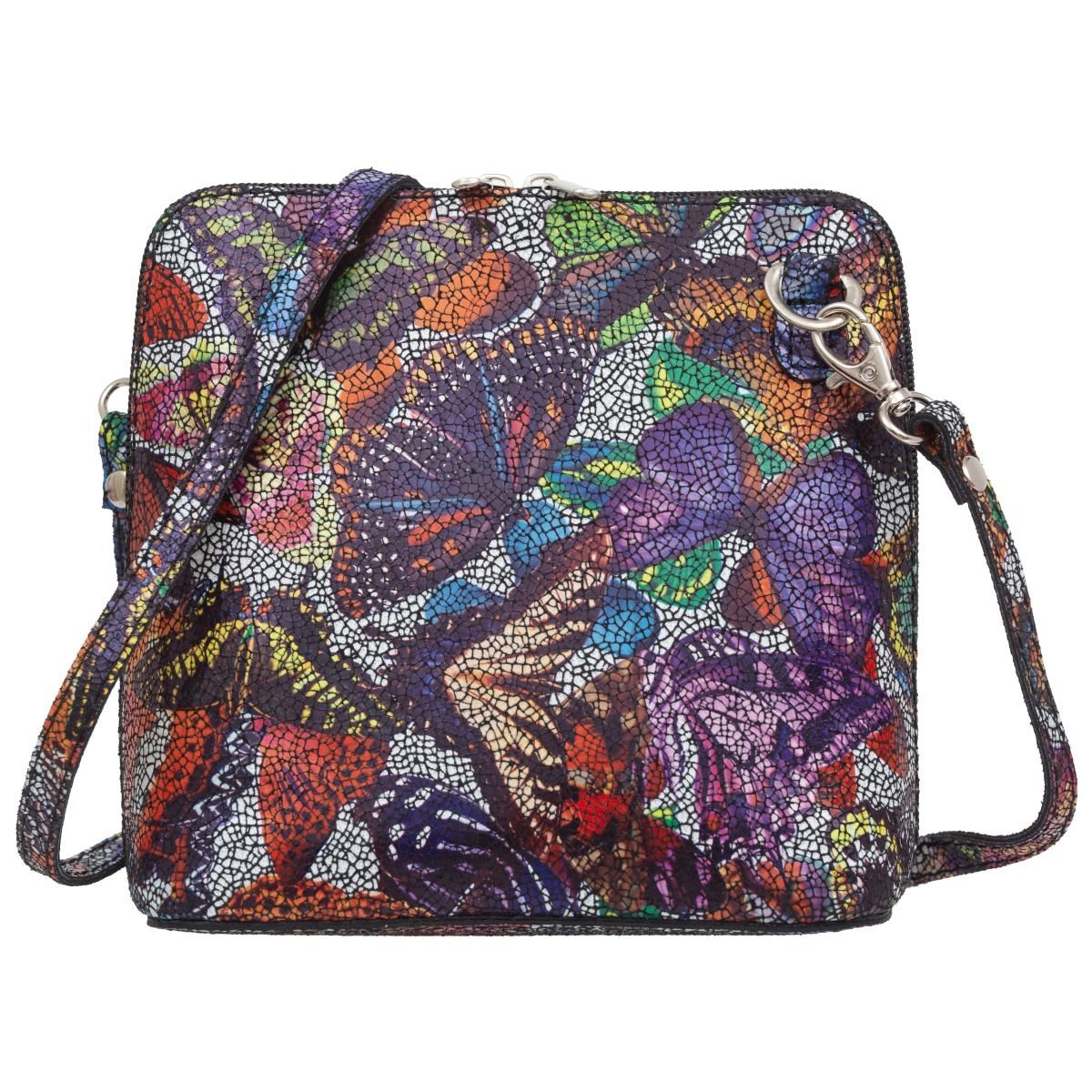 Mała Torebka Skórzana Kaletnik Conica Mozaika