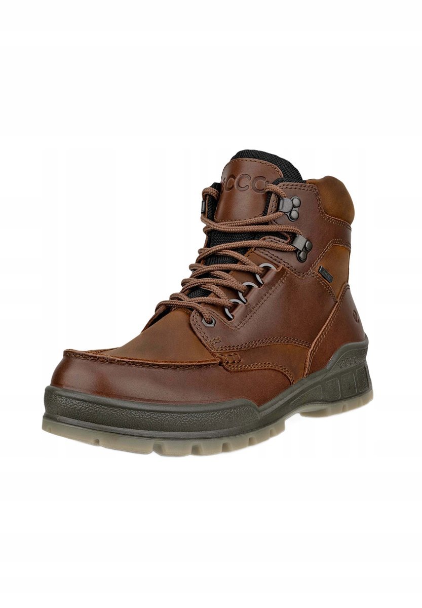 ECCO TRACK TRZEWIKI MĘSKIE BRĄZOWE ZE SKÓRĄ SZNUROWANE 43 J0A