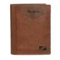 Portfele - Pepe Jeans Pionowa kurtka Portfel z portmonetką Brązowy 8,5x10,5x1 cm Skóra by Joumma Bags, Brązowy brązowy, Talla única, Pionowy portfel z portfelem - miniaturka - grafika 1
