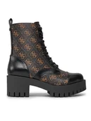 Botki damskie - Guess Botki FL8WAP FAL10 Brązowy - miniaturka - grafika 1