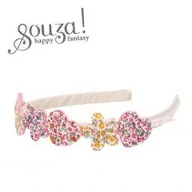 Zabawy w naśladowanie dorosłych - Souza! Opaska z kolorowymi kwiatkami i serduszkami Eliana - miniaturka - grafika 1