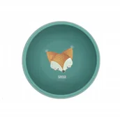 Miseczki i talerzyki dla dzieci - SASSI Miska silikonowa z przyssawką Lisek - miniaturka - grafika 1