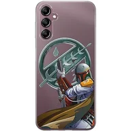 Etui i futerały do telefonów - ERT GROUP etui na telefon Samsung A14 4G/5G, case oryginalny i oficjalnie licencjonowany przez Star Wars, wzór Boba Fett 002, optymalnie dopasowane, plecki z TPU częściowo przeźroczyste - miniaturka - grafika 1