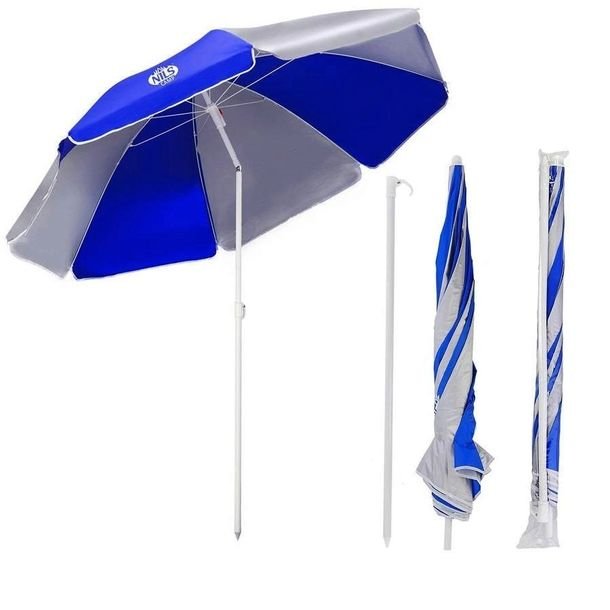 NC7813 PARASOL PLAŻOWY 180 CM NILS CAMP