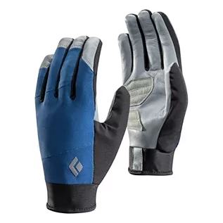 Rękawiczki - Black Diamond Trekker rękawiczki/lekkie rękawice sportowe na wędrówki w ciepłe dni/rękawice z palcami o idealnym dopasowaniu i zapobiegają powstawaniu pęcherzy/niebieskie, unisex, rozmiar: XS - grafika 1