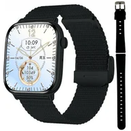 Smartwatch - Zegarek Smartwatch Damski Hagen HB34.14.144 czarny - miniaturka - grafika 1