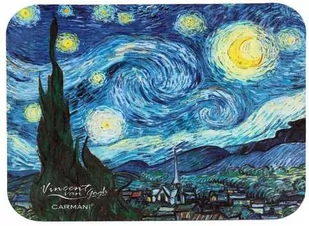 PODKŁADKA POD MYSZ KOMPUTEROWĄ Van Gogh - GWIAŹDZISTA NOC (Carmani) - Przyborniki na biurko - miniaturka - grafika 1