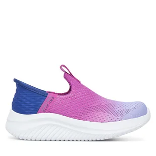 Sneakersy Skechers Ultra Flex 3.0-Color Boost 303828L/NVPR Granatowy - Buty dla dziewczynek - miniaturka - grafika 1