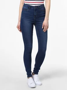 Noisy May - Jeansy damskie skinny fit Nmcallie, niebieski - Spodnie damskie - miniaturka - grafika 1