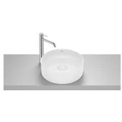 Umywalki - ROCA A32787N000 TERRA Umywalka nablatowa okręgła 39 cm Fineceramic? BIAłY POłYSK - miniaturka - grafika 1