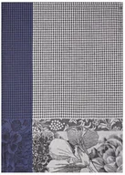 Ściereczki, gąbki, czyściki - Le Jacquard Fran ais Ręcznik kuchenny Fleurs  Croquer Niebieski - miniaturka - grafika 1