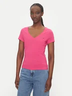 Koszulki i topy damskie - Tommy Jeans Komplet 2 t-shirtów DW0DW21367 Kolorowy Slim Fit - miniaturka - grafika 1