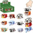 Klocki - Klocki zwierzątko naciskane + 120 elementów MIX - miniaturka - grafika 1