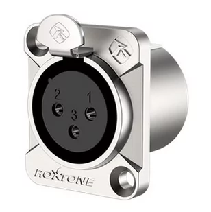 Wtyk złącze gniazdo XLR żeńskie Roxtone RX3FD-NT - Kable - miniaturka - grafika 1