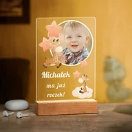 Ramki na zdjęcia - Lampka ramka L z wydrukiem na szkle akrylowym i podświetleniem LED - miniaturka - grafika 1