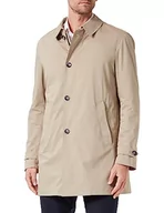 Płaszcze męskie - bugatti Męski płaszcz 334232-34022, beżowy-40, standardowy, beżowy-40 - miniaturka - grafika 1