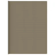 Akcesoria turystyczne - vidaXL Wykładzina do namiotu, kolor taupe, 400x700 cm, HDPE - miniaturka - grafika 1