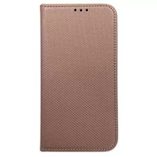 Etui Smart Magnet book Xiaomi 12C różowo-złoty/rose gold - Etui i futerały do telefonów - miniaturka - grafika 1