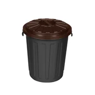 Kosze na śmieci - Pojemnik do segregacji brązowy 50 l mats - miniaturka - grafika 1