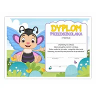 Dyplomy i okładki - LearnHow Dyplom A4 przedszkolaka - Motylek 10szt - miniaturka - grafika 1