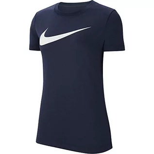 Koszulki i topy damskie - NIKE Nike Damska koszulka Team Club 20 Tee T-Shirt niebieski obsydianowy/biały S CW6967-451 - grafika 1