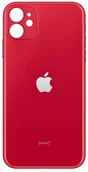 Części serwisowe do telefonów - Klapka Plecki Tył iPhone 11 Red Duże oczko - miniaturka - grafika 1