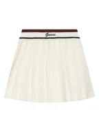 Spódnice - Guess Spódnica plisowana J5BD16 Z1152 Écru Regular Fit - miniaturka - grafika 1