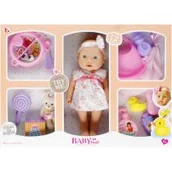 Lalki dla dziewczynek - Lalka Bobas 30cm z akcesoriami MEGA CREATIVE 526133 - miniaturka - grafika 1