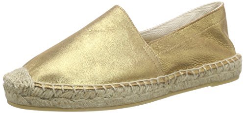VERO MODA Vmlani Leather espadryle damskie, złoto - złoto - 40 EU