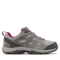 Buty trekkingowe damskie - Trekkingi Columbia Redmond III Waterproof 1940621 Bordowy - miniaturka - grafika 1