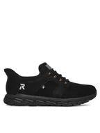 Półbuty damskie - Rieker Sneakersy M9050-00 Czarny - miniaturka - grafika 1