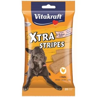 vitakraft Vitakraft Xtra Stripes mięsne paski z kurczakiem dla psa 200g 4008239367235 - Przysmaki dla psów - miniaturka - grafika 1