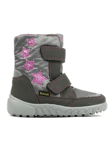 Richter Shoes Kozaki zimowe "Husky" w kolorze szarym - Kozaki damskie - miniaturka - grafika 1