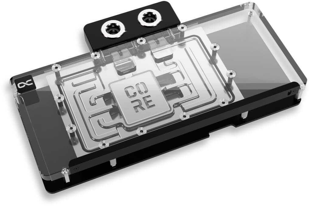 Alphacool Core Geforce RTX 5080/5070 Ti Solid Core GPU chłodnica wodna ARGB z płytką tylną akryl 14845