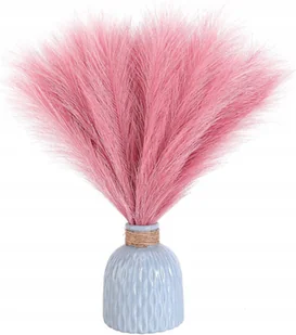 Trawa Pampasowa Wazonu Ozdobna Sztuczna Pampasy 1 GAŁĄZKA - Sztuczne kwiaty - miniaturka - grafika 1