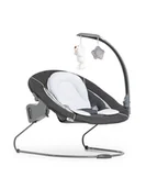 Leżaczki i huśtawki - Hauck Alpha Deluxe Melange grey - miniaturka - grafika 1