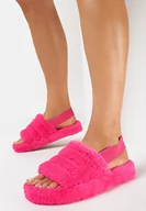 Kapcie damskie - Fuksjowe Kapcie Catana - miniaturka - grafika 1