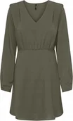 Sukienki - Only Sukienka Zielona z Długim Rękawem Mini Damska S Jmo - miniaturka - grafika 1