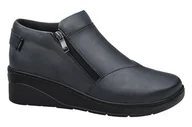 Botki damskie - Botki AXEL Comfort 1774 Marine Gold H na 2-zamki Kosela Medic 9774 - miniaturka - grafika 1