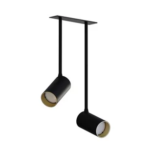 Nowodvorski Mono Surface Long 7682 plafon lampa sufitowa spot 2x10W GU10 czarna - Lampy ścienne - miniaturka - grafika 1