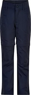 Spodnie i spodenki dla chłopców - Color Kids Unisex dziecięce spodnie z odpinanymi nogawkami, Total Eclipse, 152 - grafika 1