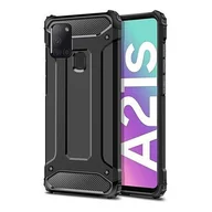 Etui i futerały do telefonów - Forcell Futerał ARMOR do SAMSUNG Galaxy A21S czarny - miniaturka - grafika 1