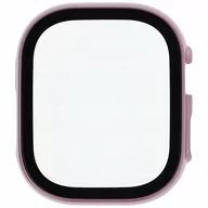 Akcesoria do smartwatchy - Bizon Etui Case+Glass do Apple Watch Ultra 49mm, różowe - miniaturka - grafika 1