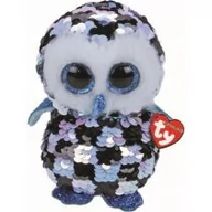 Maskotki i pluszaki - Beanie Boos Topper Cekinowa Sowa 15cm - miniaturka - grafika 1