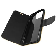 Etui i futerały do telefonów - Etui Folio iPhone 14 Pro Etui z uchwytem na karty Podstawka wideo Dwukolorowe złoto - miniaturka - grafika 1