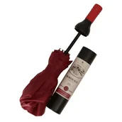Parasole - Out of the blue Parasol kieszonkowy butelka wina ciemnoczerwony śr. : 90 cm - miniaturka - grafika 1