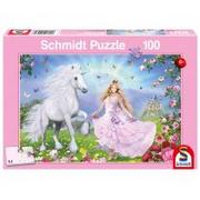 Puzzle - Schmidt Spiele Spiele, puzzle Księżniczka i jednorożec - miniaturka - grafika 1